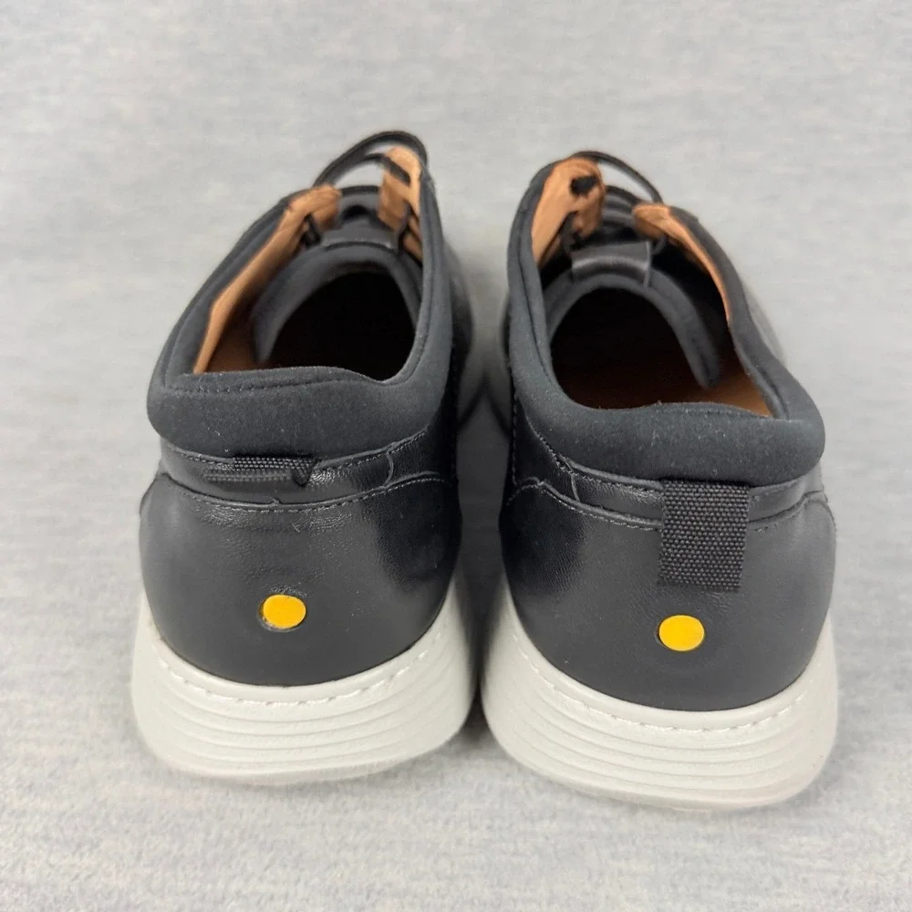 Samuel Hubbard Featherlight Flight Sneakers Mens 11.5 M Black Leather Shoes